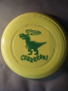Nuevo Wham-o Frisbee - Amarillo con Dinosaurio - Imagen 1 de 2