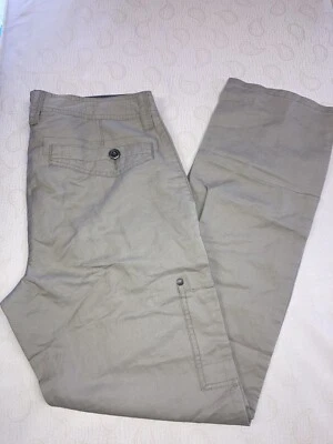 Pantalones para hombre Horny Toad talla 34 beige con cordón senderismo chinos rectos elásticos usados en excelente estado Foto 1 de 4