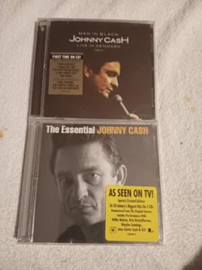 ESSENTAIL JOHNNY CASH & MEN IN BLACK CD's ( never opened ) - Picture 1 of 2