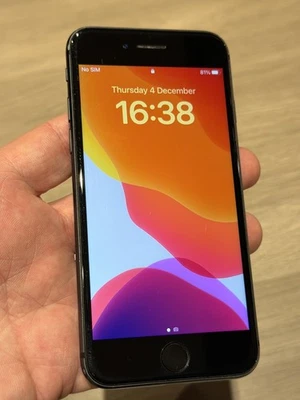 Apple iPhone 8 64GB Unlocked Black Smartphone Good Condition Battery Health 90% - Image 1 of 4