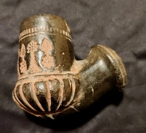 Ottoman, Persian or northern Indian 19th-20th Century Stone/Stoneware Pipe Bowl - Picture 1 of 7