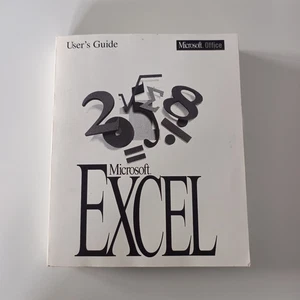 user's guide microsoft excel office manuale di uso in lingua inglese retrocomput - Afbeelding 1 van 7