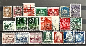 German 3rd Reich stamps Lot of 20 old used stamps /372 - Picture 1 of 1