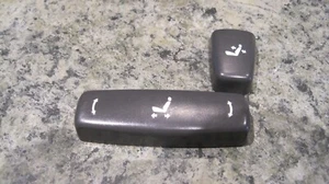 2002 Toyota Solara Camry Power Seat Driver Side Buttons Switch Dark Gray Square - Picture 1 of 2