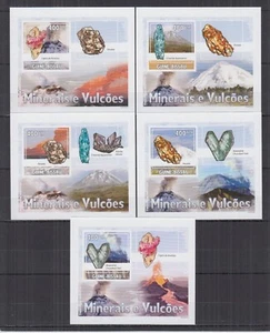 ST551Id. Guinea Bissau - postfrisch - Natur - Mineralien - 2009 - Imperf - Bild 1 von 1