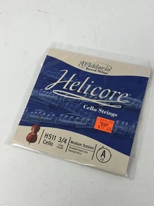 NEW - D'Addario Helicore Medium Tension Cello String 3/4 H511 - Picture 1 of 3
