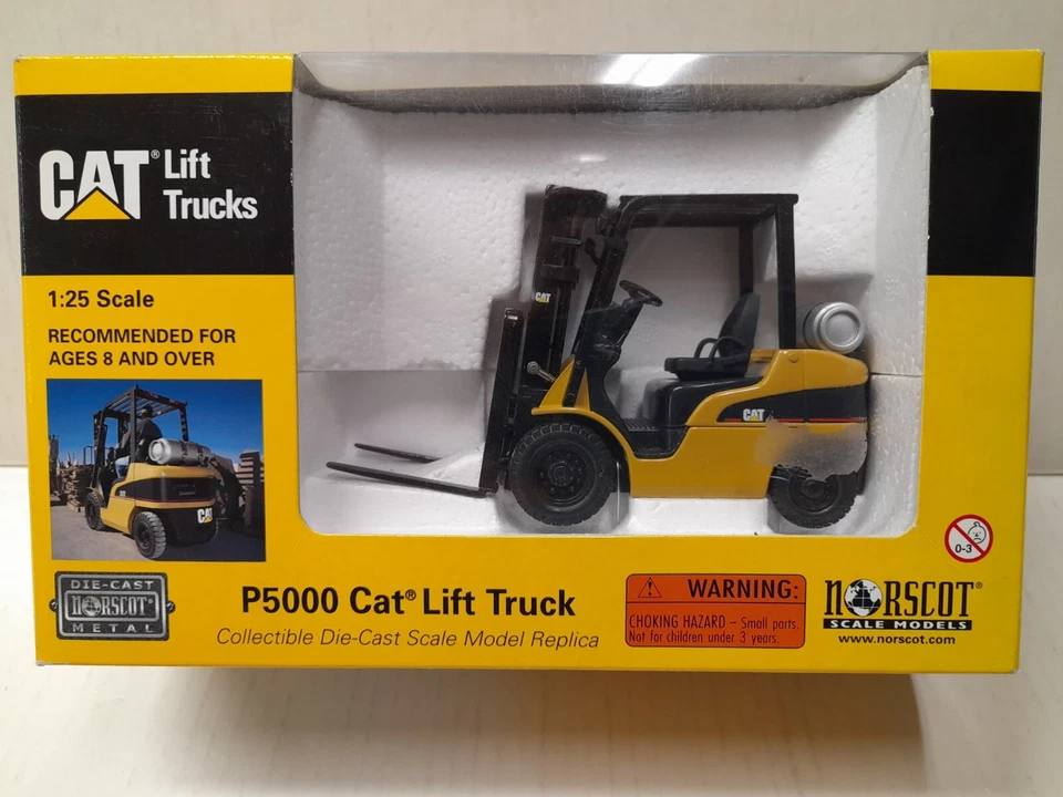 Norscot CAT P5000 Lift Truck carrelli elevatori 1/25 - Immagine 1 di 2