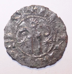 Champagne, Evêché de Meaux, Renaud (1158-1161), Denier, Très rare !! - Picture 1 of 2