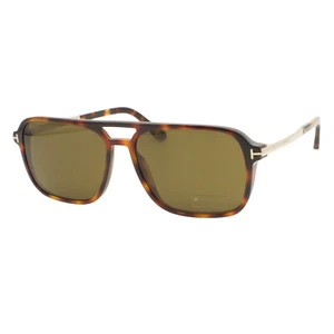 Tom Ford Crosby FT 910 53J Tortoise Gold Brown Lens Sunglasses 59-16-140 W/Case - Picture 1 of 4
