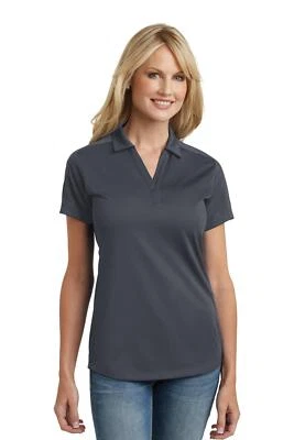 Polo Port Authority para mujer manga corta diamante jacquard L569 Foto 1 de 3