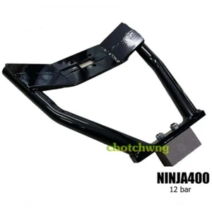 Kawasaki NInja400 12 bar Add Titanium Tail bar Steel Rear Cargo Rack Black - Bild 1 von 8