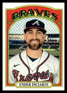 2021 Topps Heritage #374 Ender Inciarte Atlanta Braves - Picture 1 of 2