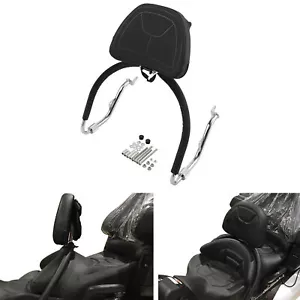 Riders Sissy Bar Backrest Set Fit For Honda Goldwing GL1800 GL1800A 2001-2017 - Picture 1 of 10