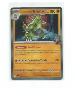 T.R. Tyranitar 2025 Pokemon Scarlet & Violet Destined Rivals Holo Karte #96/182 - Bild 1 von 1