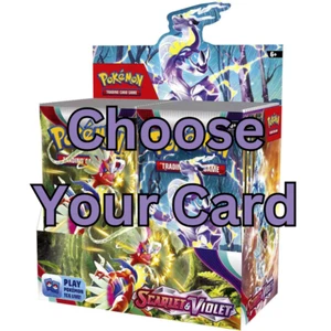 Scarlet & Violet Base Set Choose Your Card Pokemon TCG English LP/NM - Picture 1 of 1