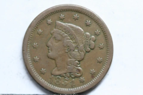 1854 Large Cent Cover