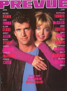 April-June 1990 Issue #39 Prevue Magazine Mel gibson & Goldie Hawn Cover - Picture 1 of 2