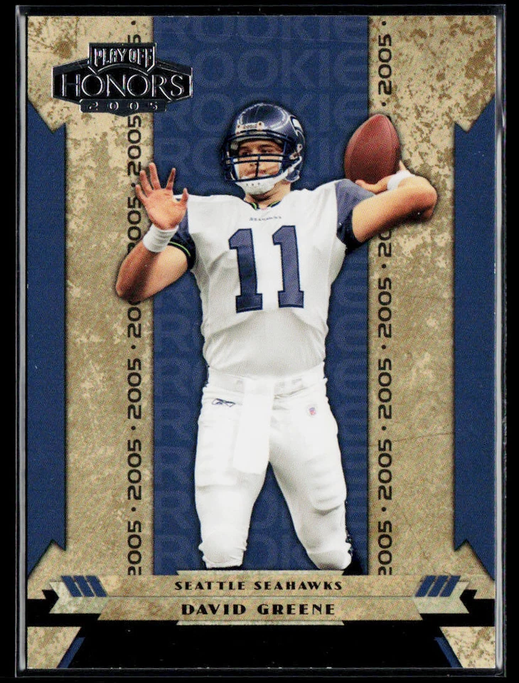 2005 Playoff Honors #116 David Greene #/699 - Image 1 of 2