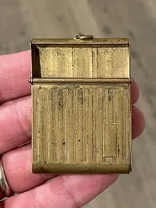 Vintage Antique Ladies Brass Calling Dance Card Holder - Picture 1 of 7