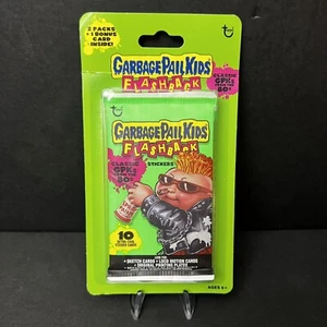 2010 Garbage Pail Kids Flashback 1 Sealed Blister Pack 21 Sticker Cards Rare - Picture 1 of 2