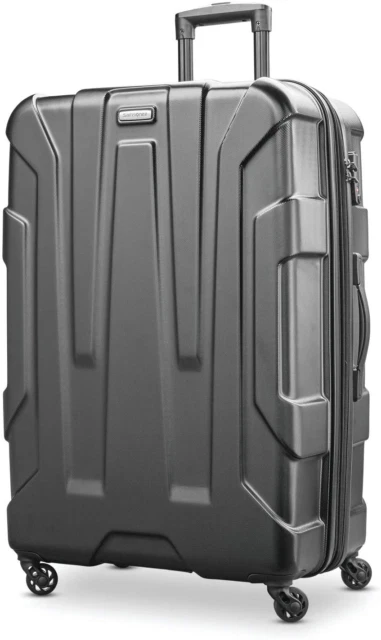 Samsonite Centric Hardside Expandable Luggage with Spinner Wheels - Black, Checked-Large 28"