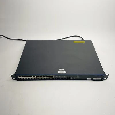 3Com 4800G 3CRS48G-24-91 24-Port Anatel Switch with Rack Ears - Image 1 of 4