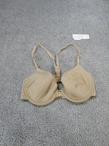 Natori Bra 30C Beige Lightly Padded Underwire Racerback NEW - Picture 1 of 6