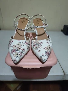 Call It Spring Mujer Talla 9.5 Estampado Floral Correa Tacones Veganos - Imagen 1 de 6