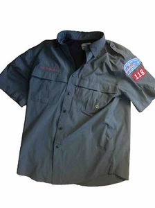 BSA Venturing Uniform Green Shirt Mens Adult Size M Medium Boy Scouts of America - Picture 1 of 5