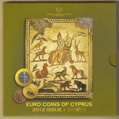 COFFRET EUROS CHYPRE 2012 NEUF FDC - 8 PIECES - Photo 1/2
