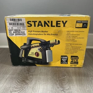 Stanley High Pressure Washer 1500 PSI 1.2 GPM Portable Electric Corded SLP-1500 - Picture 1 of 7