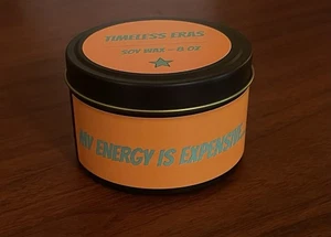 8 Unzen handgegossene 100 % Sojawachskerze - Meine Energie ist teuer - Pumpkin Pie - Bild 1 von 4