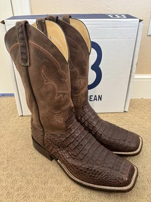 Anderson Bean HB Chocolate Caimán 11.5D Usado en Excelente Condición Foto 1 de 4