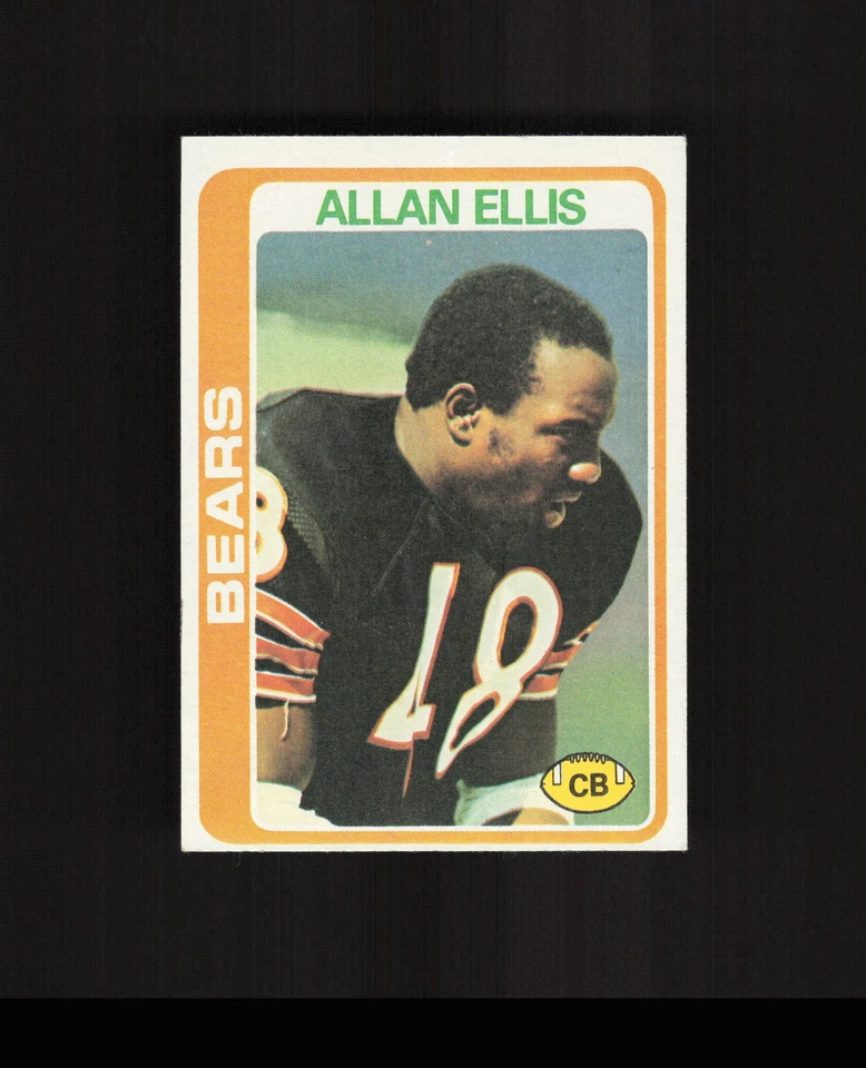 1978 Topps #132 Allan Ellis Football Card Chicago Bears - Image 1 of 2