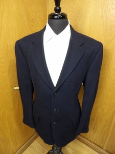 Blazer Hombre Abrigo Deportivo Chaqueta Jos A Bank 44r Azul Marino 100% Camelhair N#136 - Imagen 1 de 7