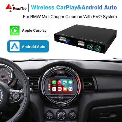 CarPlay für EVO BMW Mini Cooper R55 R56 R60 F54 F55 Android Auto Wireless Mirror - Bild 1 von 4