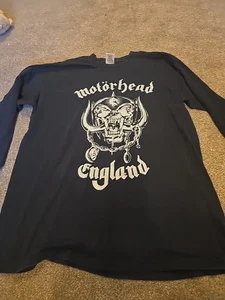 Motorhead Long Shirt Everything Louder Than Everyone Else Motörhead Band Men's M - Picture 1 of 7