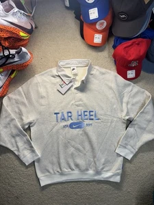 Nike Carolina del Norte Tacones Alquitranados Preppy Centro Swoosh Swoosh Sudadera Talla 3XL - Imagen 1 de 11