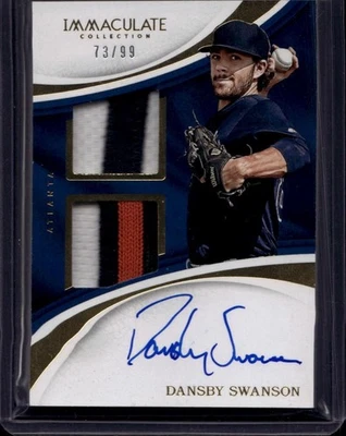 2017 Immaculate Collection #SPR-DS Dansby Swanson RPA #/99 — 第 1/2 张图片