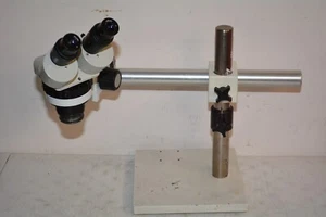 Meiji EMZ Stereozoom Microscope W/ Boom stand #W4996 - Picture 1 of 7