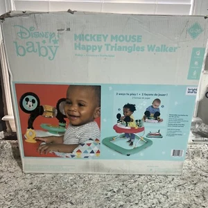 New Bright Starts Disney Baby Mickey Mouse Happy Triangles Walker FreeS&H *READ* - Picture 1 of 7