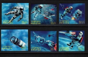 OPC Bhutan 3d Space Lot of 6 MNH 49605 - Picture 1 of 1