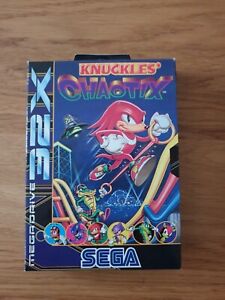 Jeu Sega MegaDrive 32x Knuckles Chaotix  PAL neuf / new sealed sceau sega