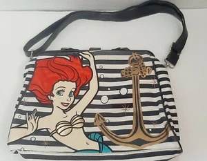 Loungefly Ariel Little Mermaid Purse Blue White Stripes Disney See All Pics - Picture 1 of 8