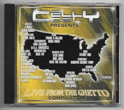 CELLY CEL - LIVE FROM THE GHETTO * 2001 * TECH N9NE * RICH THE FACTOR * RARE! - Imagem 1 de 3