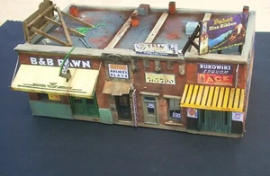 Downtown Deco HO Scale Building Kit Addams Ave. Part One + Free $25 Sidewalks! - Picture 1 of 7
