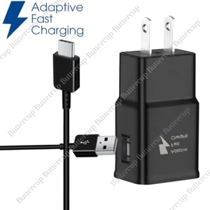 For Samsung Galaxy Adaptive Fast Charger Kit with USB C Type C Cable Wall Block - Picture 1 of 13