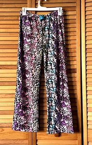 Girl's Limited Too Soft Multicolor Fleece Pants Sz XL (16) - Picture 1 of 3