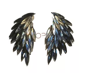 NUOVI ORECCHINI SHOPBOP CILIEGIA Ali Angelo Cristalli Multi Blu Festa Orecchie Trafitte - Foto 1 di 5