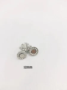5 Pcs Rhinestone Round Metal Magnetic Strong Ball Fixed Scarf Shawl Accessories - Picture 1 of 26